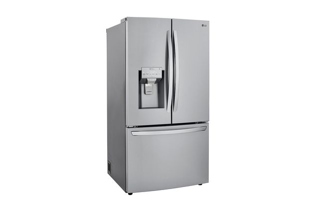 LG 23.50 Cu. Ft. Stainless Steel Counter-Depth French Door Refrigerator-2
