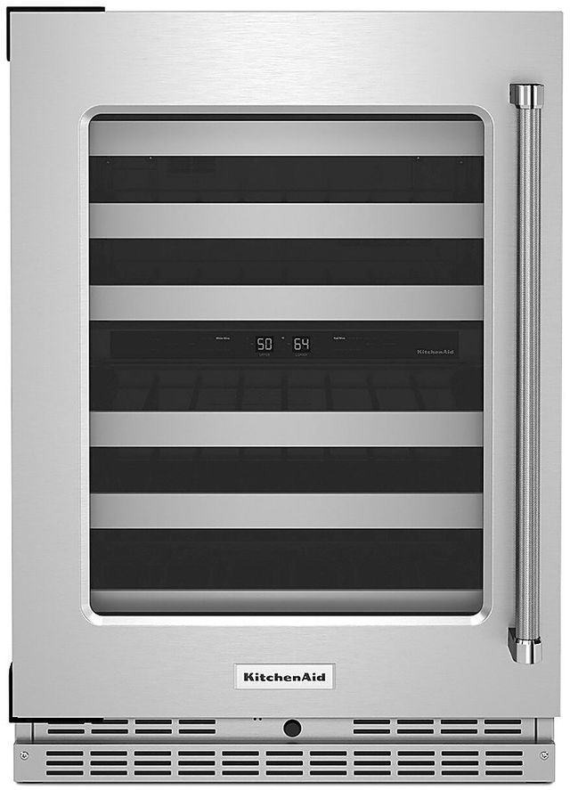 KitchenAid® 4.9 Cu. Ft. Stainless Steel Wine Cooler