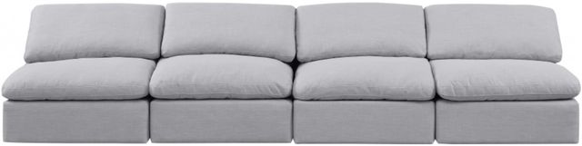Meridian Furniture Indulge 4-Piece Gray Sofa-1