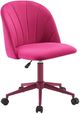 Linon Abigail Hot Pink Desk Chair-0
