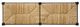 Furniture Classics Reed Beige/Black Bench-3