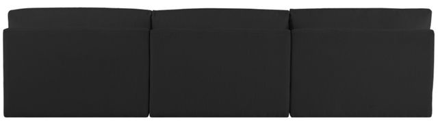 Meridian Furniture Ease 3-Piece Black Armless Sofa-1
