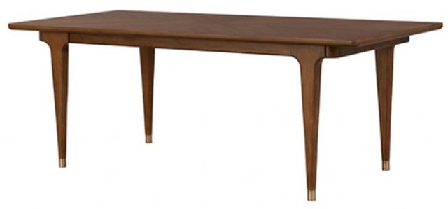 Furniture of America® Hepburne Walnut Dining Table-0