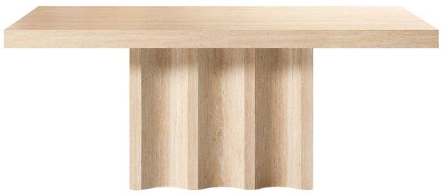 ACME Furniture Inca Travertine Stone Dining Table-3