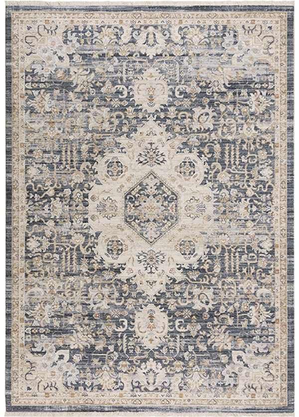 Rizzy Home Iconic Blue 9'x12' Rectangular Rug-0