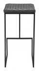 Zuo® Element Gray Bar Stool-2