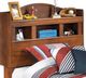 Signature Design by Ashley® Barchan 6-Piece Medium Brown Twin Bookcase Headboard Bed Set-1