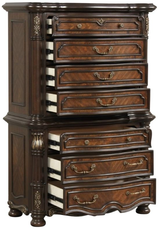New Classic® Home Furnishings Bella Notte Mahogany Brown Chest-3