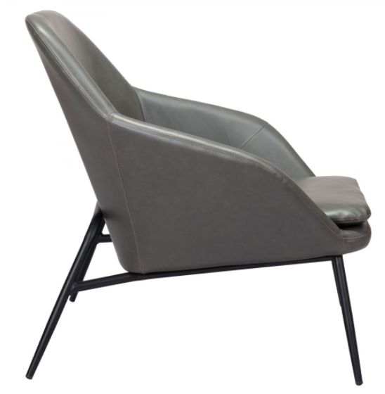 Zuo® Modern Manuel Gray Accent Chair-2