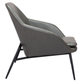 Zuo® Modern Manuel Gray Accent Chair-2