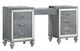 New Classic® Home Furnishings Valentino 3-Piece Silver Vanity Set-1