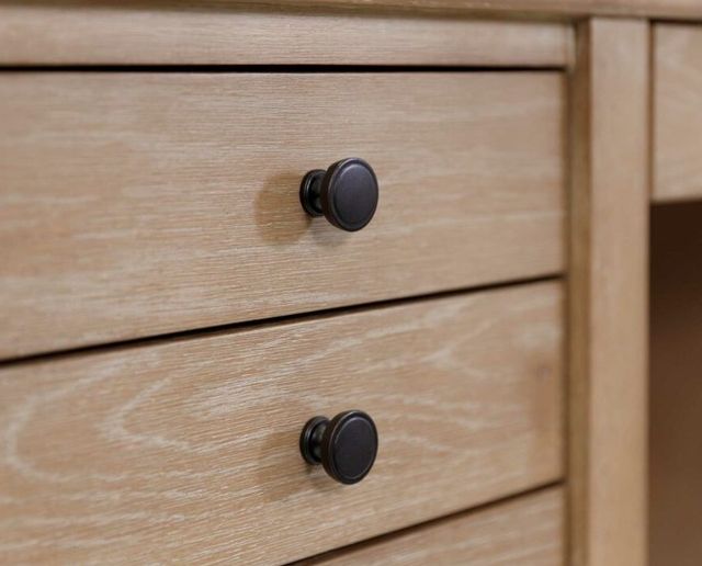 Martin Furniture Laurel Natural Double Pedestal Desk-3