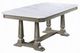 ACME Furniture Zumala White Dining Table with Weathered Oak Base-0
