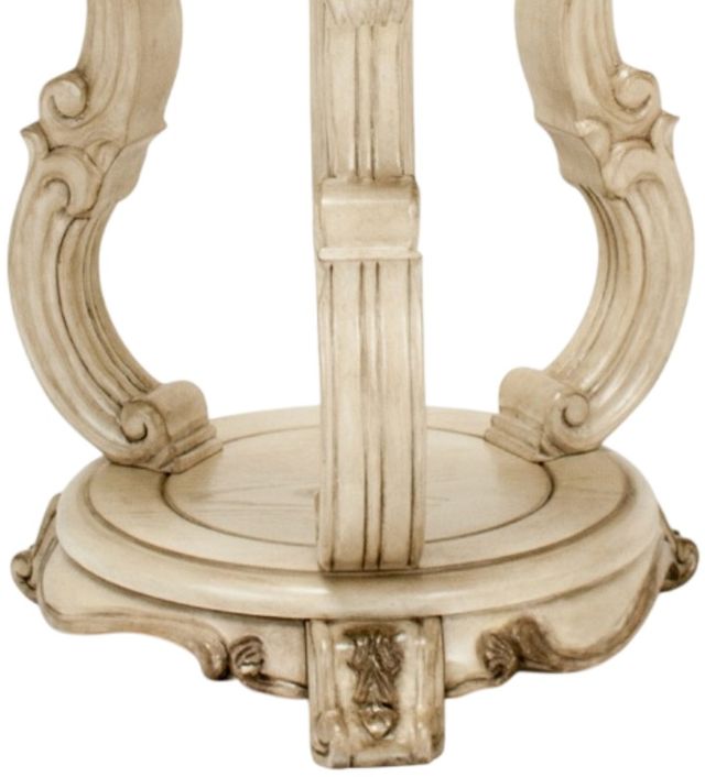 Michael Amini® Platine De Royale Champagne Chairside Table-1