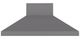 Vent-A-Hood® 66" Gunsmoke Wall Mounted Range Hood-0