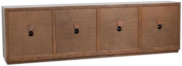 Classic Home Malibu Blue Washed 8-Door Cabinet-4