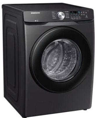 Samsung 5.2 Cu.Ft. Black Front Load Washer-1