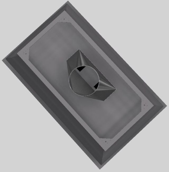Vent-A-Hood® Designer Series 48" Gunsmoke Island Range Hood-3
