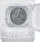 GE® Unitized Spacemaker® Gas Washer/Dryer Stack Laundry-White-2