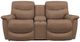 La-Z-Boy® James Tawny Manual Reclining Loveseat with Console-1