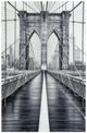 YHD Urban Crossing Glass Art-0