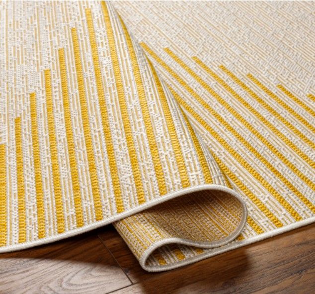 Surya Eagean Yellow 4'x6' Area Rug-2