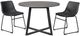 Signature Design by Ashley® Centiar 3 Piece Black Dining Set-0