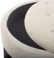 Olliix by Madison Park Cream/Brown Miller Ottoman-4