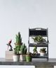 A & B Home Brown/Green/White 5" Ceramics Plant Decorate-1