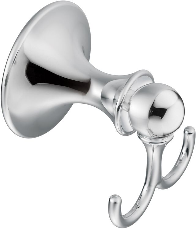Moen® Lounge™ Chrome Double Robe Hook-0