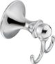 Moen® Lounge™ Chrome Double Robe Hook-0