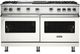 Viking® 5 Series 60" Pure White Pro Style Gas Range-0