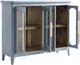 International Furniture Direct Brava Blue 4-Door Console-4