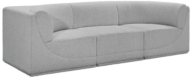 Meridian Furniture Ollie 3-Piece Gray Modular Sofa-0