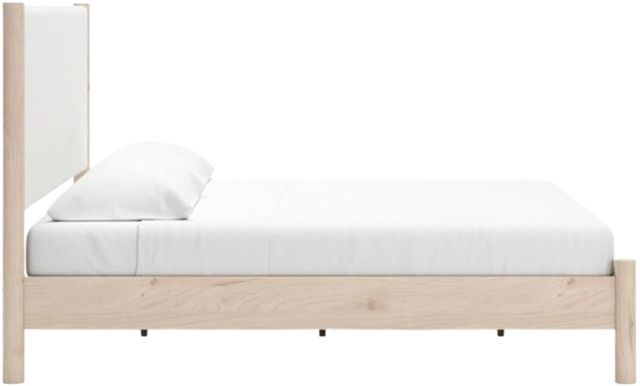 Signature Design by Ashley® Cadmori Two-Tone Queen Upholstered Panel Bed-2