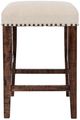 Jofran Inc. Fairview 4-Piece Oak Counter Sofa Console Table Set-2