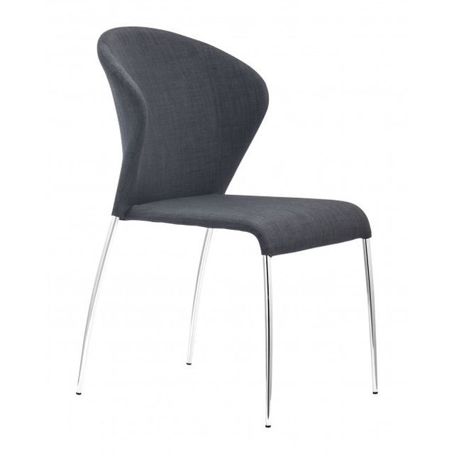 Zuo® Modern Oulu Graphite Dining Chair-0