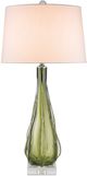 Currey & Company Zephyr Green/Off-White Table Lamp-0