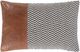 Surya Fiona Black 13"x20" Pillow Shell with Down Insert-0