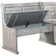 Sunny Designs™ Alpine Gray Breakfast Nook Short Bench-2