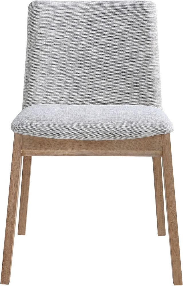 Moe's Home Collection Deco 2-Piece Light Grey Oak Dining Chair Set-1