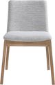 Moe's Home Collection Deco 2-Piece Light Grey Oak Dining Chair Set-1