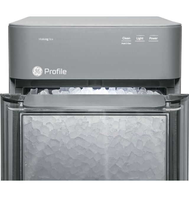 GE Profile™ Opal™ 11" 38 lb. Stainless Steel 2.0 Nugget Ice Maker-3