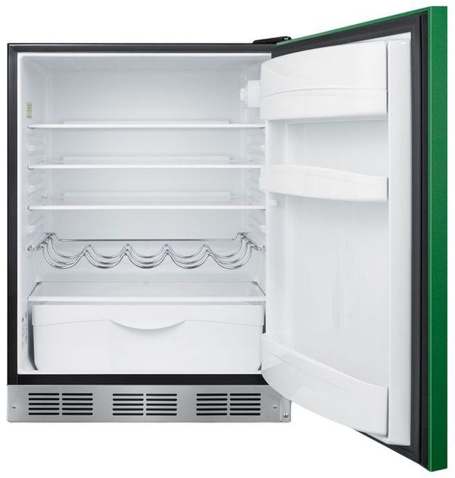 Summit® 5.8 Cu. Ft. Emerald Green Under The Counter Refrigerator -2