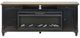 Martin Furniture Hartford Black 76" Fireplace TV Stand-2