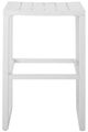 Linon Alora 2-Piece White Aluminum Outdoor Barstool Set-2