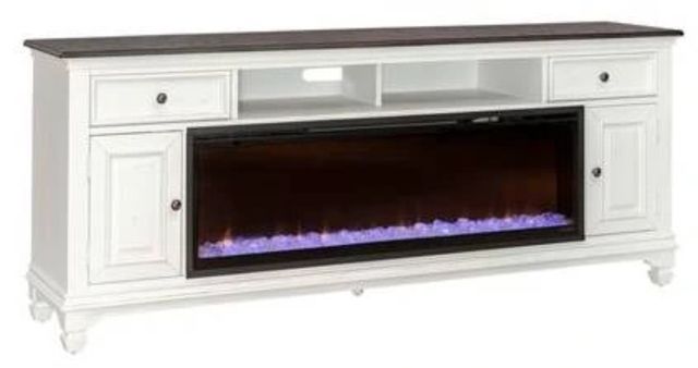 Liberty Furniture Customizable 82" Fireplace TV Consoles-0