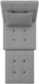 Powell® Dozer Gray Twin Sleeper Chair-5