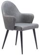 Zuo® Modern Silloth Gray/Black Dining Arm Chair-0