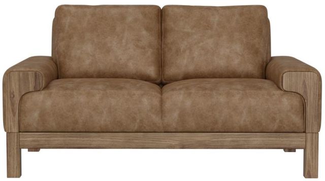 International Furniture Direct Sedona Caramel Loveseat-1